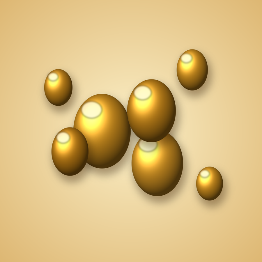 Vitamin E tocopherol droplets